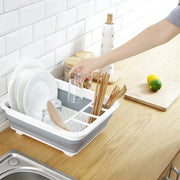 Foldable Kitchen Dish Rack Storage Tray V178-62205
