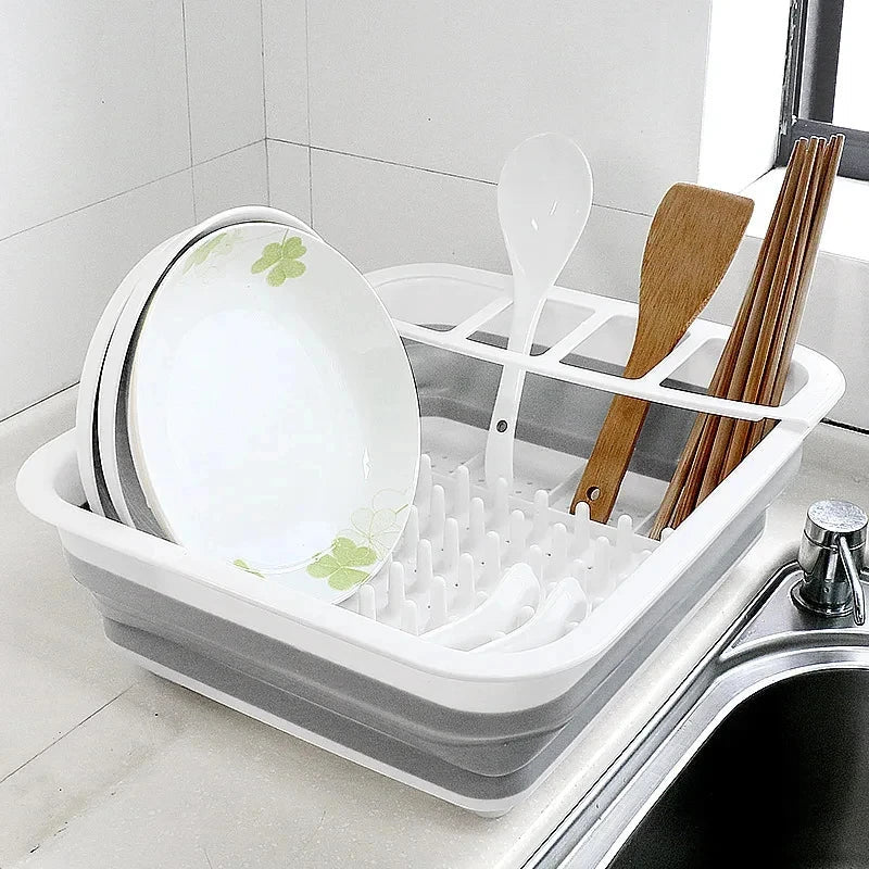 Foldable Kitchen Dish Rack Storage Tray V178-62205