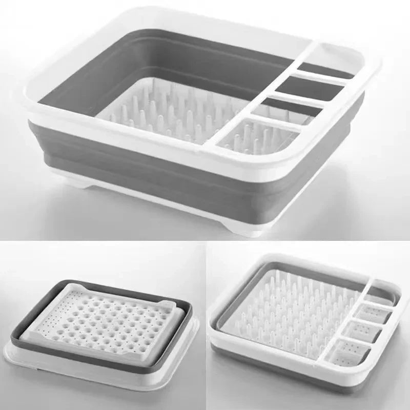 Foldable Kitchen Dish Rack Storage Tray V178-62205