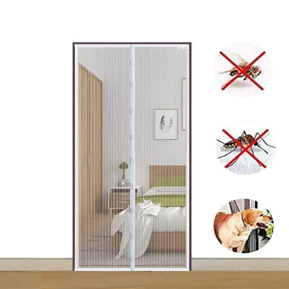 Magnetic Mosquito Net Door Screen 80x210cm White V178-62206