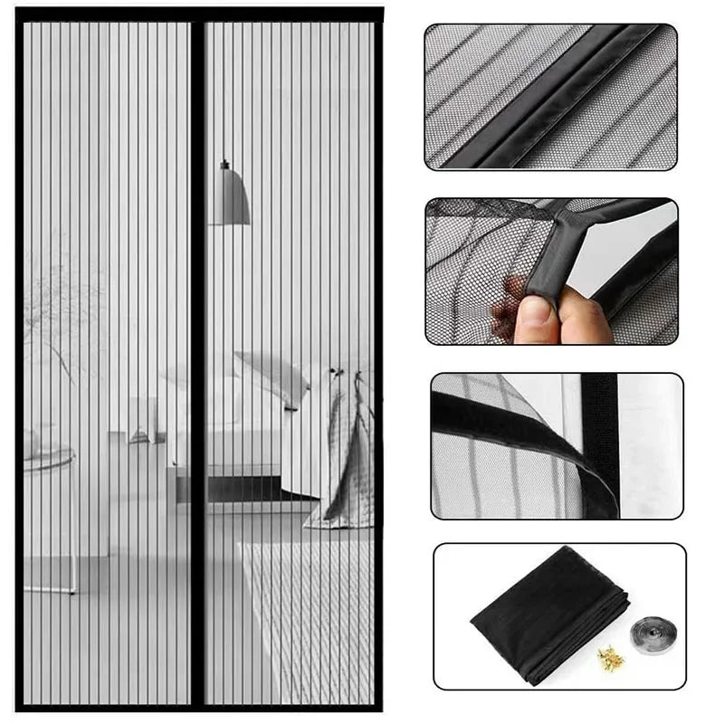 Magnetic Mosquito Net Door Screen 120x210cm