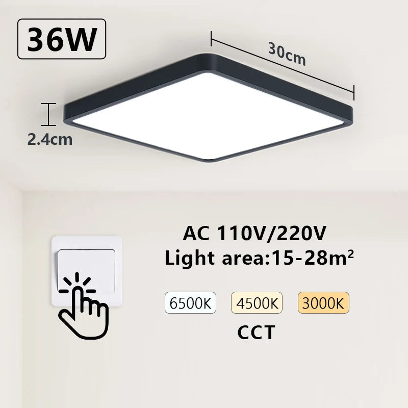 Smart LED Ceiling Lamp Voice Control Alexa V178-62216