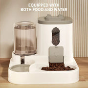2-in-1 Automatic Cat Food & Water Dispenser V178-62226