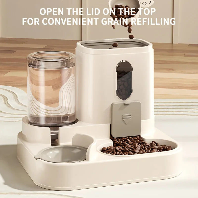2-in-1 Automatic Cat Food & Water Dispenser V178-62226