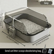High Side Cat Litter Box with Scoop V178-62227