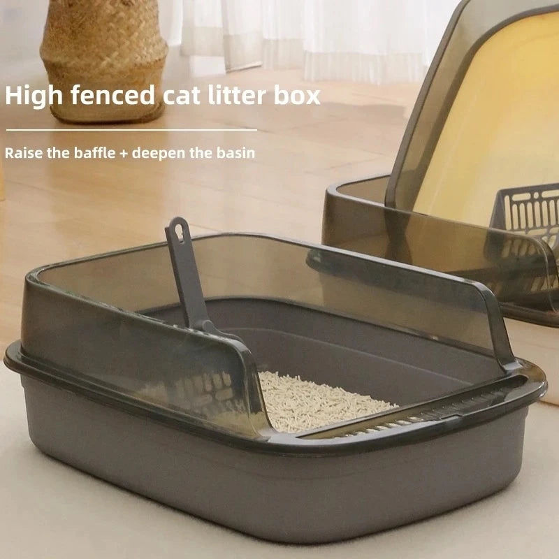 High Side Cat Litter Box with Scoop V178-62227