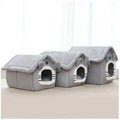 Soft Indoor Dog House & Bed - Washable Grey V178-62229
