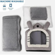 Soft Indoor Dog House & Bed - Washable Grey V178-62229