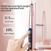 35000RPM Cordless Nail Drill Kit LED Pink V178-62235