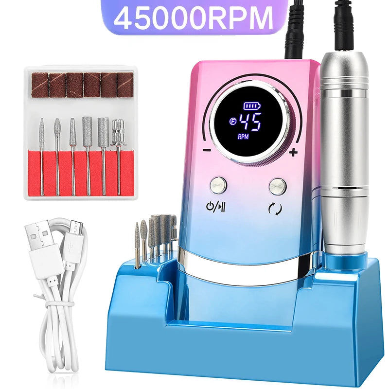 Professional 45000RPM Electric Nail Drill Kit V178-62236