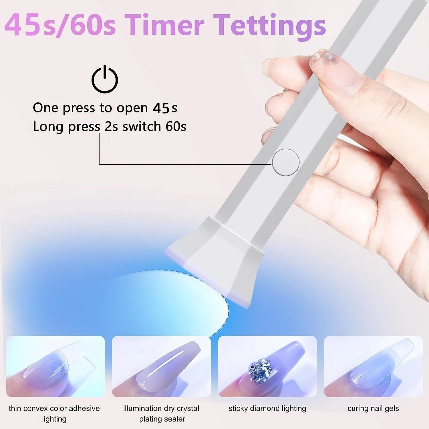 UV LED Nail Dryer Lamp for Quick Gel Curing V178-62237