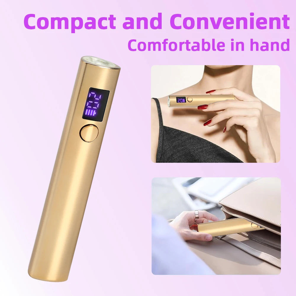 Mini UV LED Nail Dryer Lamp USB Gold V178-62238