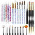 31Pcs Nail Art Brushes and Dotting Tools V178-62239