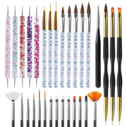 31Pcs Nail Art Brushes and Dotting Tools V178-62239
