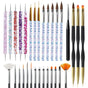 31Pcs Nail Art Brushes and Dotting Tools V178-62239