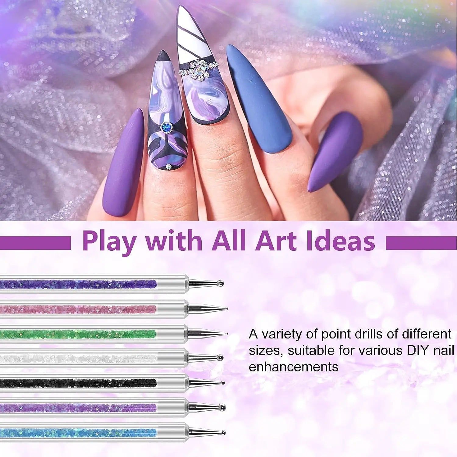 31Pcs Nail Art Brushes and Dotting Tools V178-62239