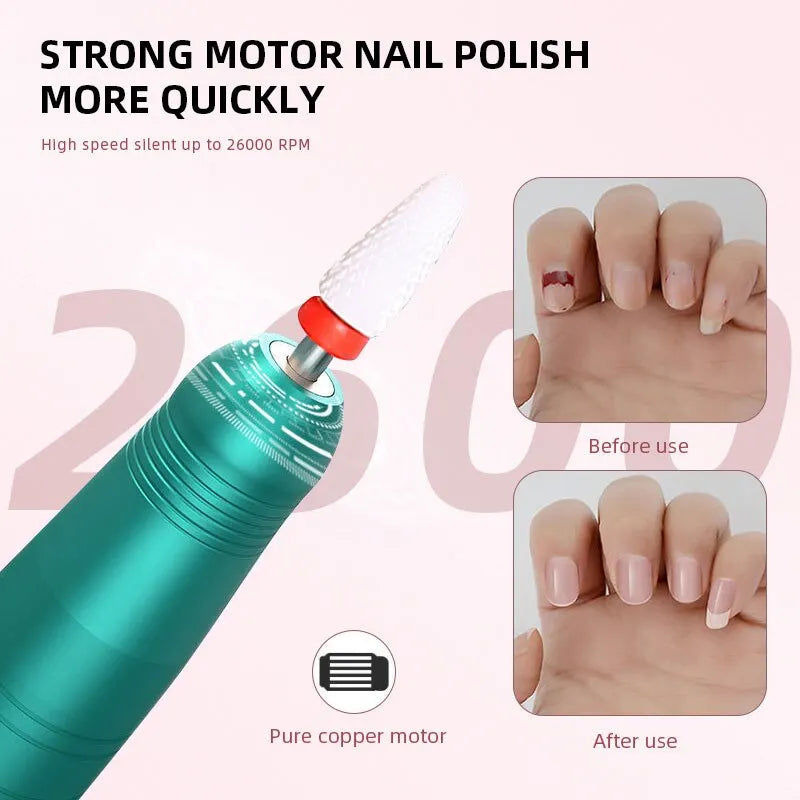 Wireless Nail Drill Pen 35000RPM USB Rechargeable V178-62240