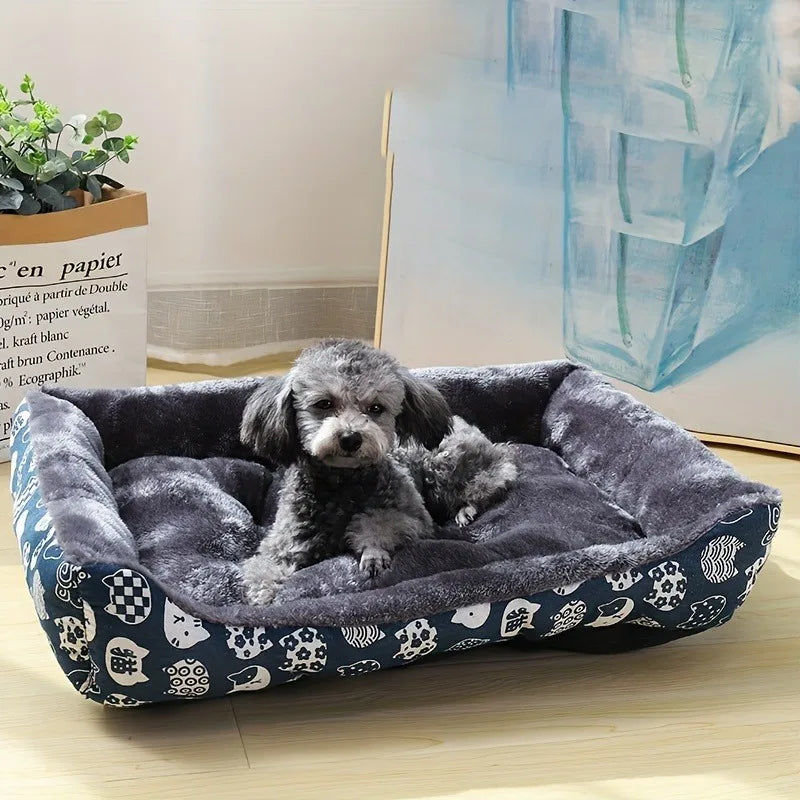XXL Blue Pet Dog Bed Sofa Mat for Cats and Dogs V178-62247