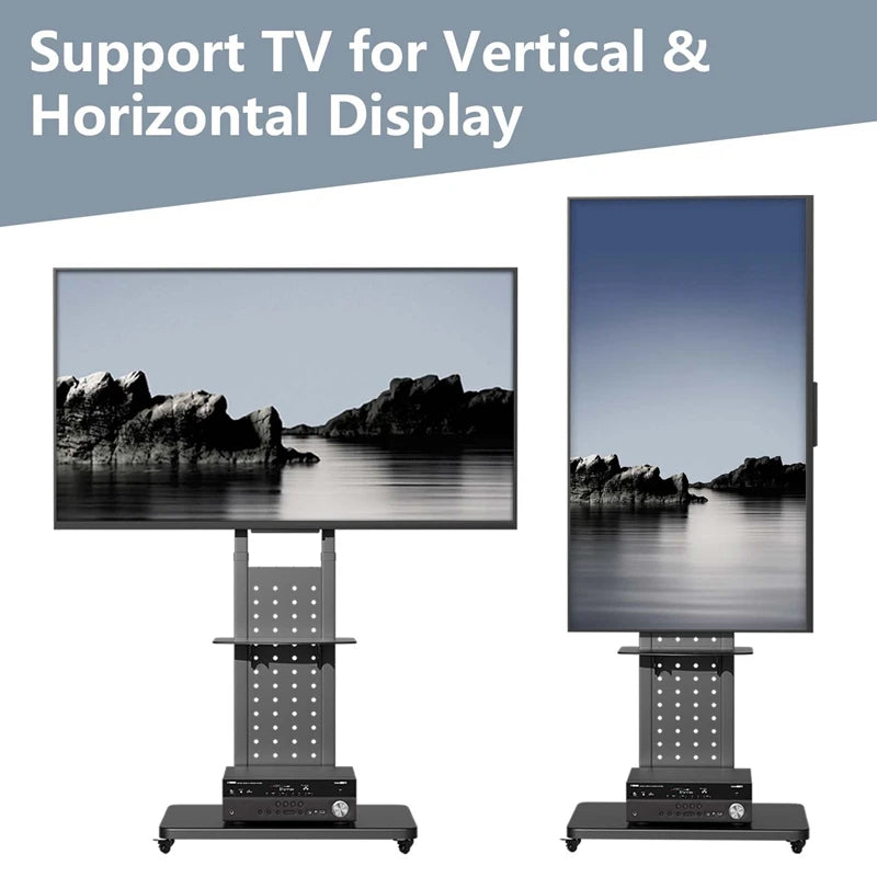 Heavy Duty Mobile TV Stand with Wheels V178-62248