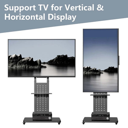 Heavy Duty Mobile TV Stand with Wheels V178-62248