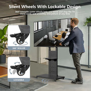 Heavy Duty Mobile TV Stand with Wheels V178-62248