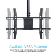 Adjustable Ceiling TV Mount for 26-65" LCD LED V178-62249