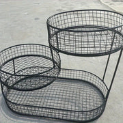 Black Stainless Steel Fruit Basket Storage V178-62255
