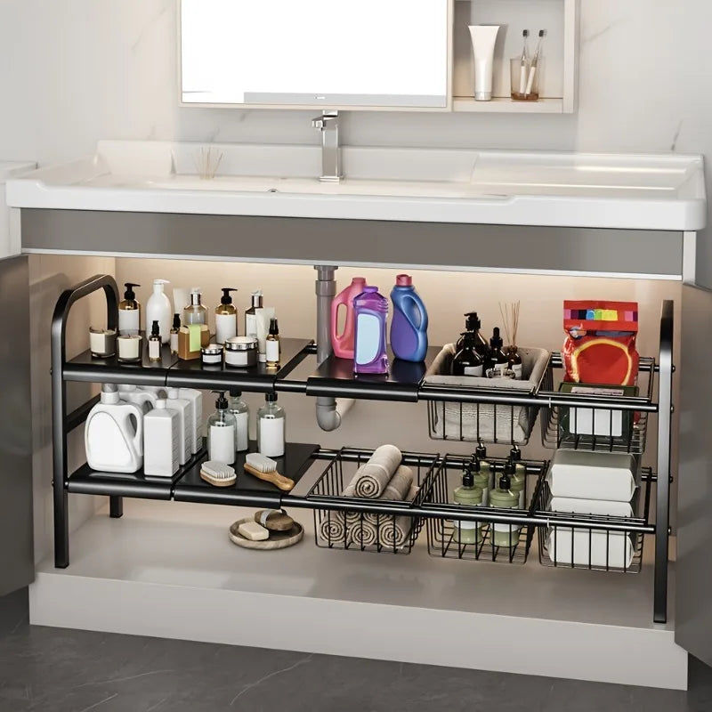 Expandable Under Sink Organizer Set 8 Panel V178-62256