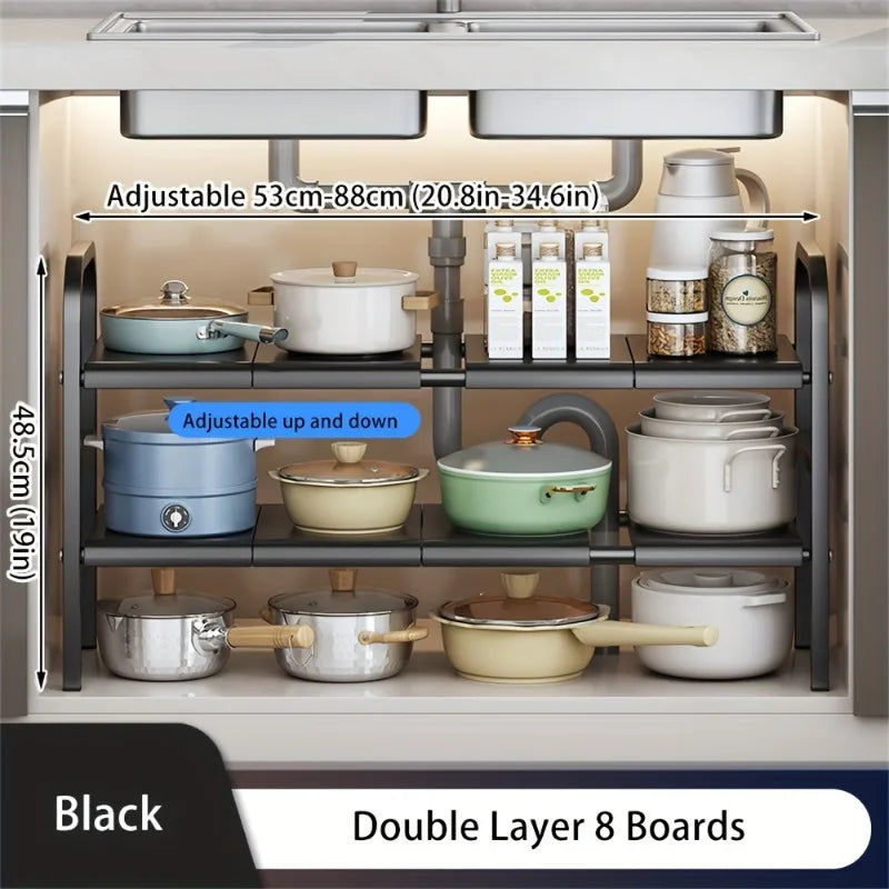 Expandable Under Sink Organizer Set 8 Panel V178-62256