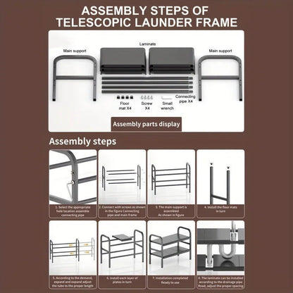 Expandable Under Sink Organizer Set 8 Panel V178-62256