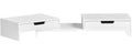White Monitor Stand with Drawers V178-63284