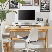 White Monitor Stand with Drawers V178-63284