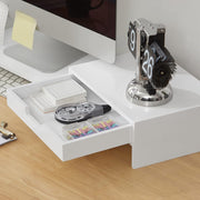White Monitor Stand with Drawers V178-63284