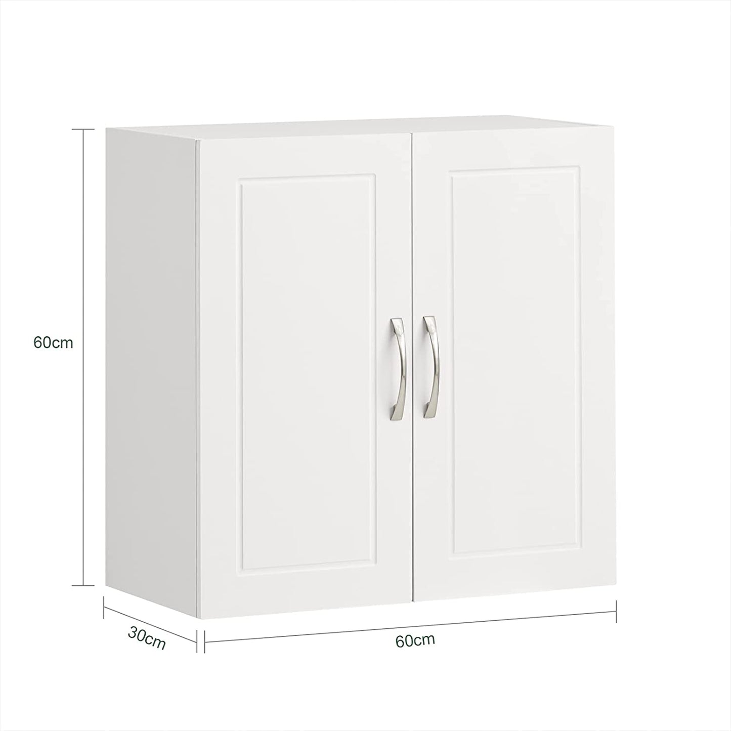 Wall Cabinets Storage, White V178-64484