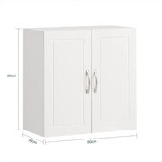 Wall Cabinets Storage, White V178-64484