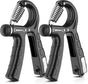 2 Pack Adjustable Hand Grip Strengthener for Hand Grip Strength and Wrist Rehabilitation (Resistance 5-60 kg) V178-65579