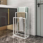 3 Tier Metal Freestanding Towel Rack Rail Holder Drying Stand V178-66699