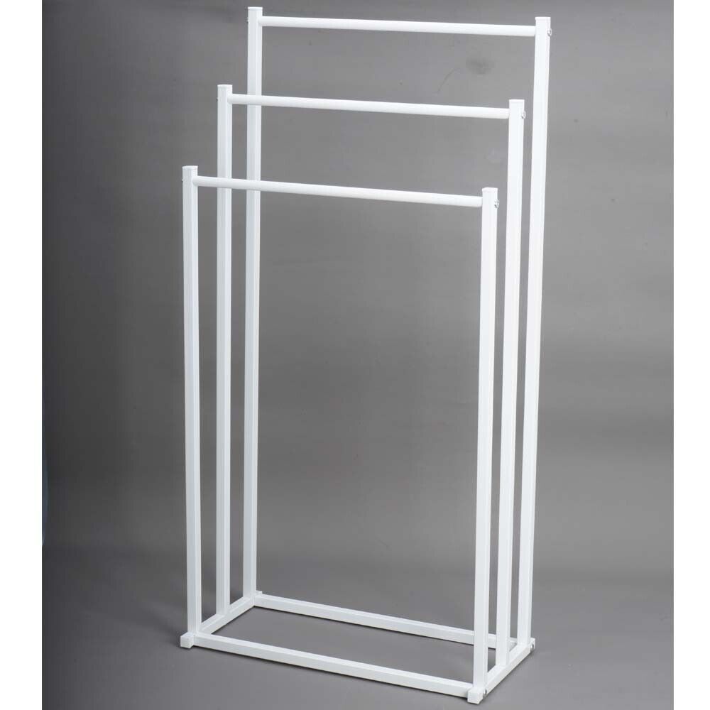 3 Tier Metal Freestanding Towel Rack Rail Holder Drying Stand V178-66699