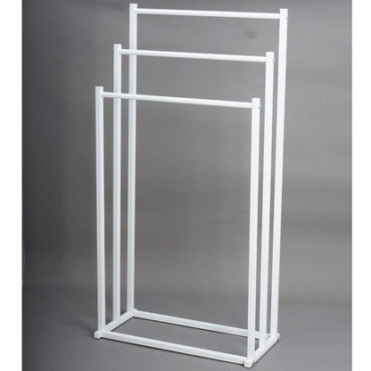3 Tier Metal Freestanding Towel Rack Rail Holder Drying Stand V178-66699