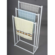 3 Tier Metal Freestanding Towel Rack Rail Holder Drying Stand V178-66699
