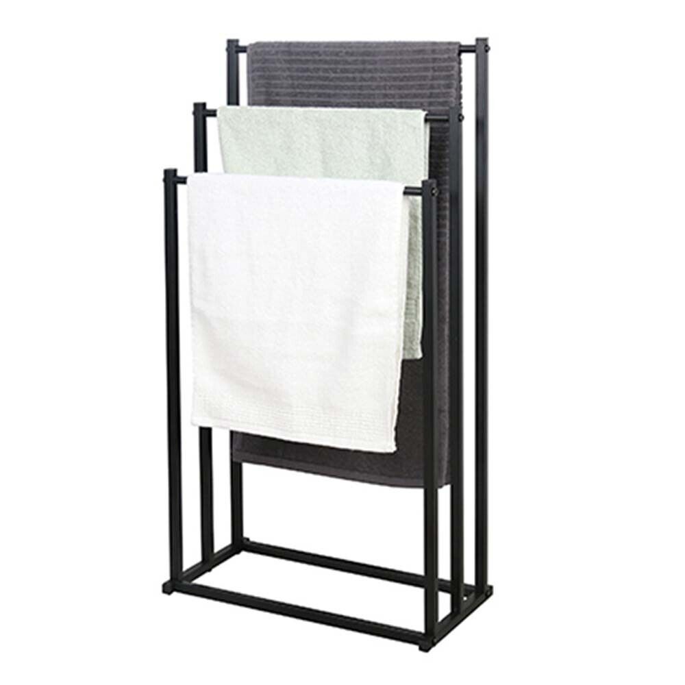 3 Tier Metal Towel Rack Freestanding Bathroom Organizer Rail V178-66700