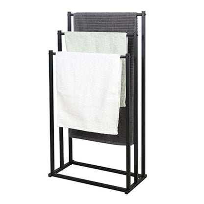 3 Tier Metal Towel Rack Freestanding Bathroom Organizer Rail V178-66700