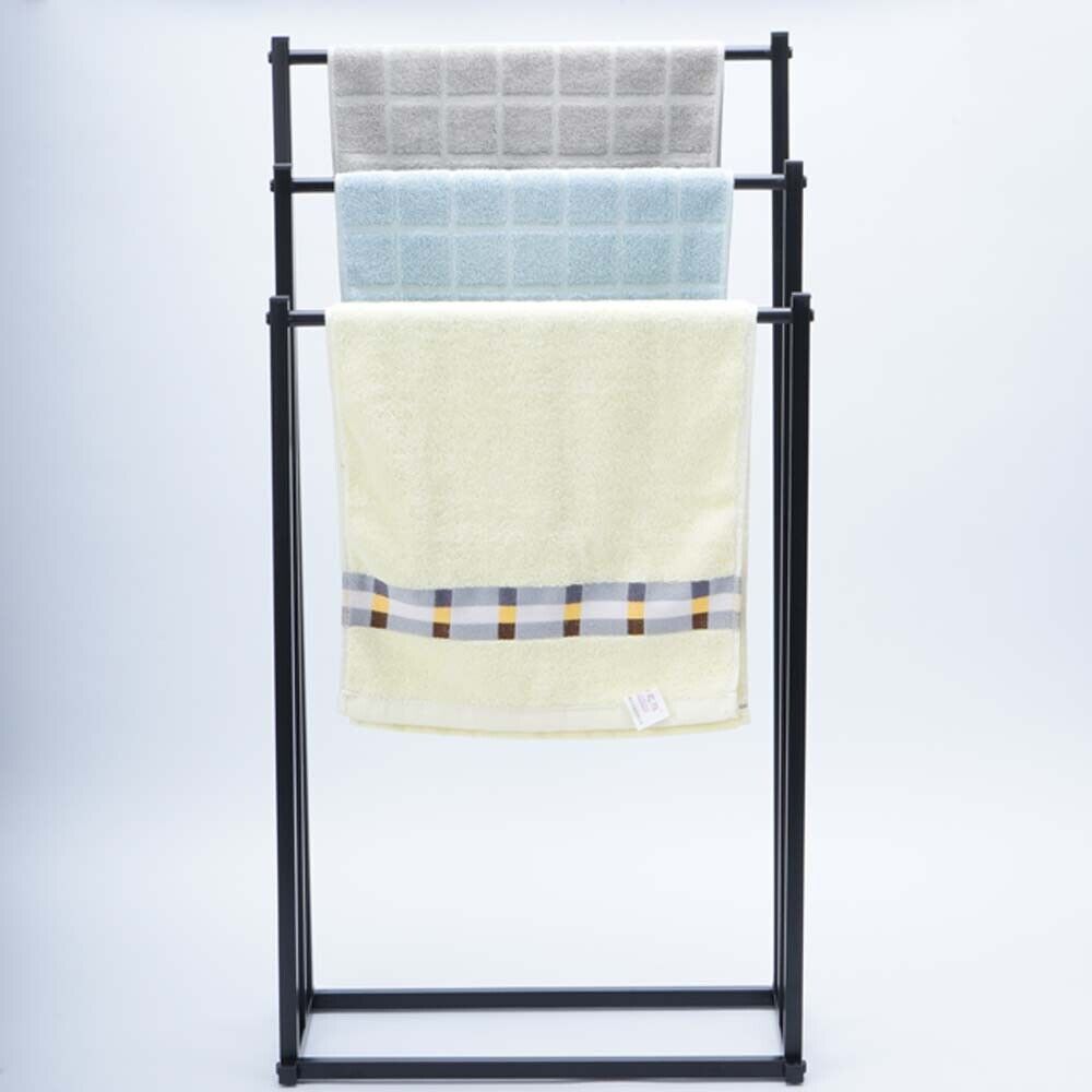 3 Tier Metal Towel Rack Freestanding Bathroom Organizer Rail V178-66700