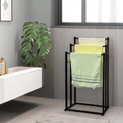 Metal Free Standing Towel Rack 3 Tier Bathroom Rail Shelf Dryer V178-66701