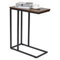 C-Shaped Sofa Side End Table Metal Frame Laptop Tray - All Family V178-66703