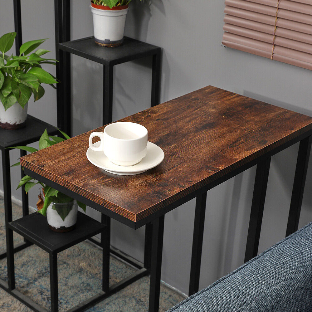 C-Shaped Sofa Side End Table Metal Frame Laptop Tray - All Family V178-66703
