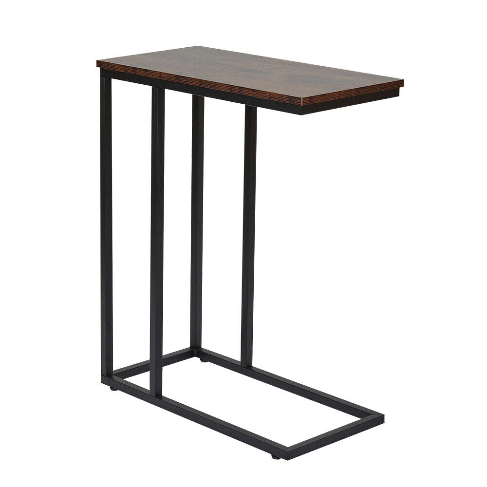 C-Shaped Sofa Side End Table Metal Frame Laptop Tray - All Family V178-66703