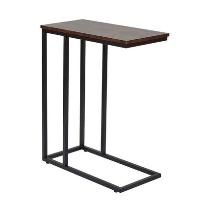 C-Shaped Sofa Side End Table Metal Frame Laptop Tray - All Family V178-66703