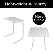 Adjustable Foldable Laptop Table Tray Steel MDF V178-66704