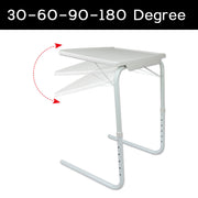 Adjustable Foldable Laptop Table Tray Steel MDF V178-66704